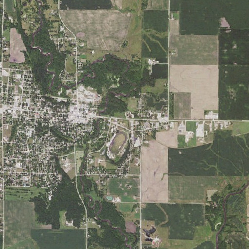 Aerial imagery of Tolan Field, IA