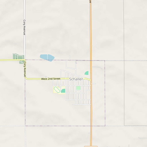 OpenStreetMap map of First Co-op Association Elevator, IA