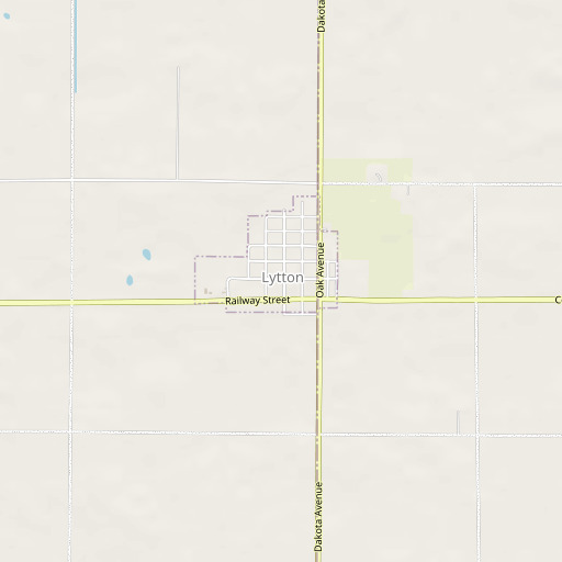 OpenStreetMap map of Lytton Public Library, IA