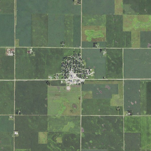 Aerial imagery of Lytton Post Office, IA