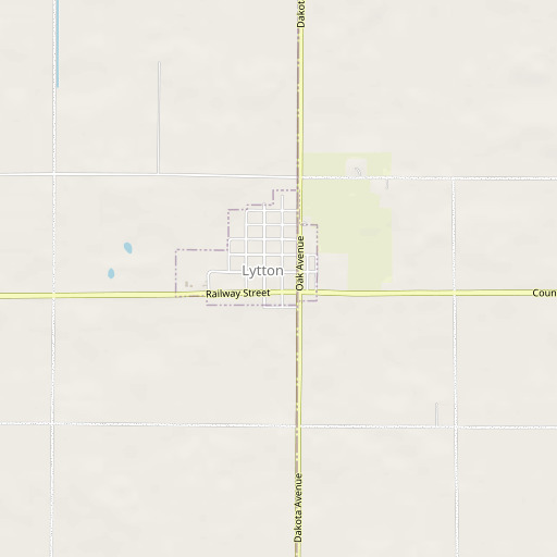 OpenStreetMap map of Lytton Post Office, IA