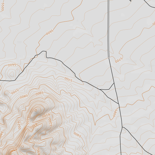 OpenTopoMap map of Harkey Windmill, NM
