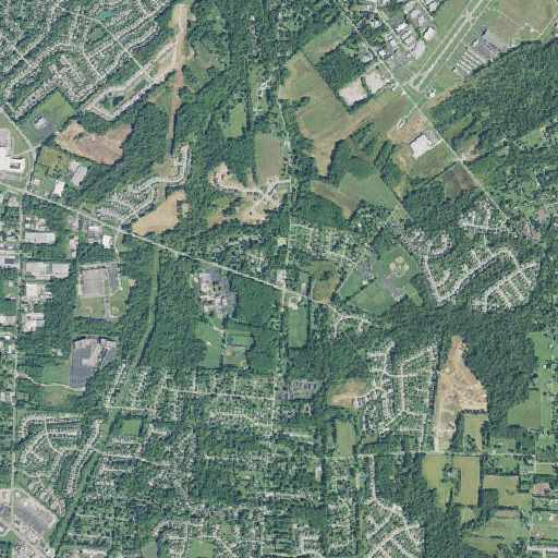 Aerial imagery of May Post Office (historical), OH