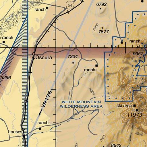 FAA VFR chart of Candelaria Spring, NM