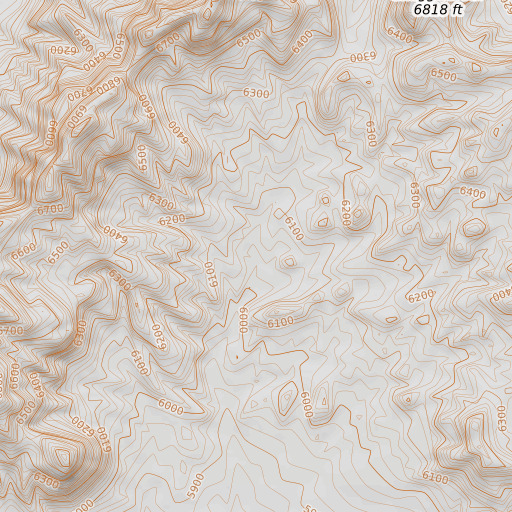 OpenTopoMap map of Candelaria Spring, NM
