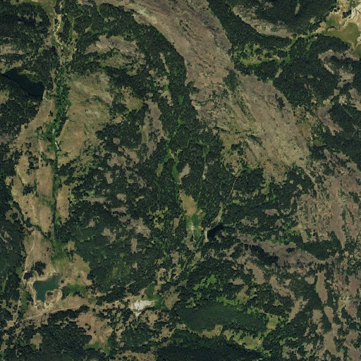 Aerial imagery of Zig Zag Dam, CO