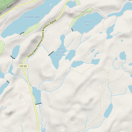 OpenStreetMap map of Forrest Dam, CO
