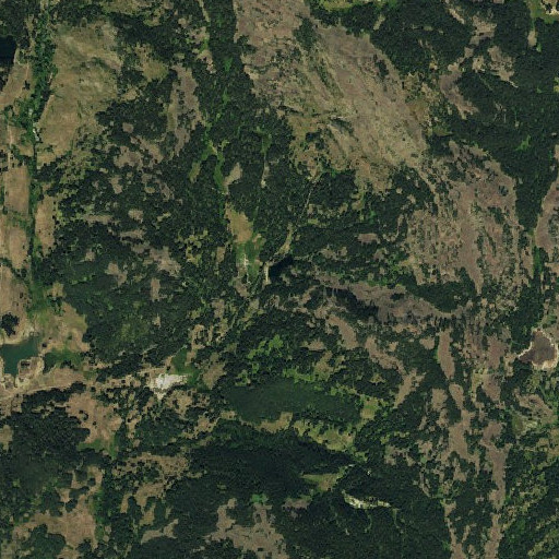 Aerial imagery of Hale Dam, CO