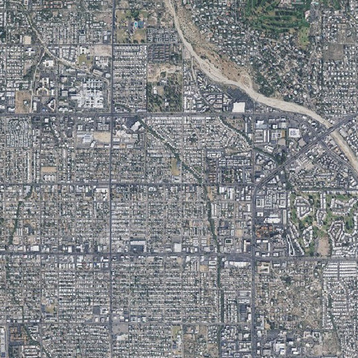 Aerial imagery of Brown School, AZ