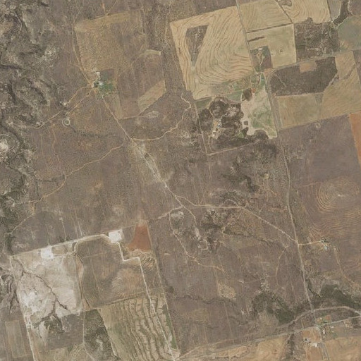 Aerial imagery of Camp Springs, TX