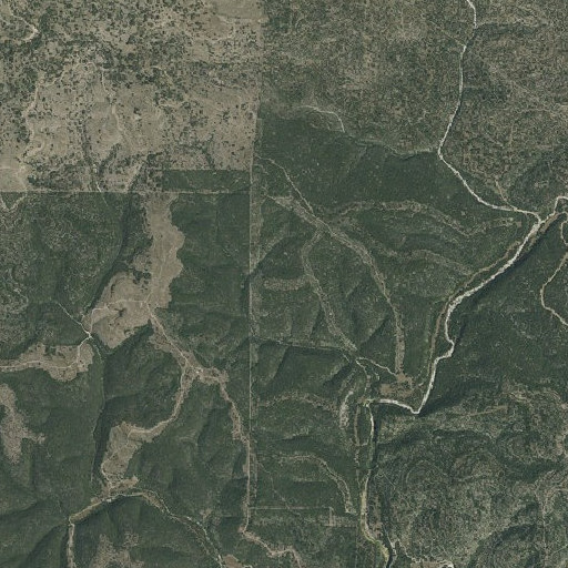 Aerial imagery of Chittim Springs, TX