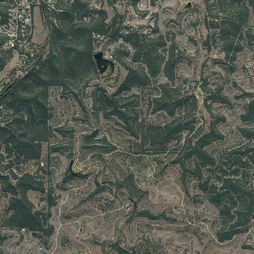 Aerial imagery of Tegener Springs, TX