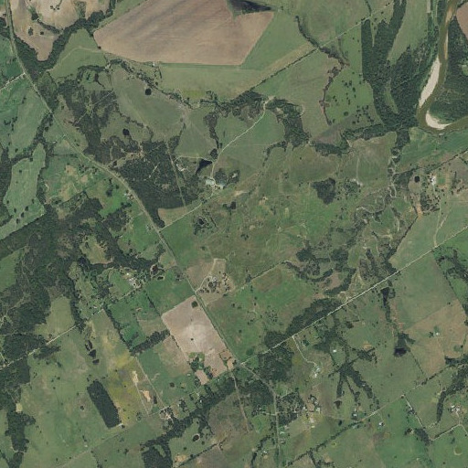 Aerial imagery of Cedar Springs, TX