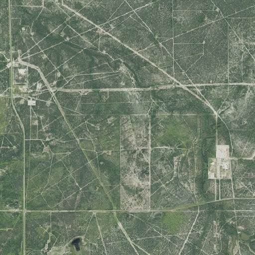 Aerial imagery of Charco Valiente Spring, TX