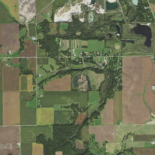 Aerial imagery of Dimmick Pit, IL