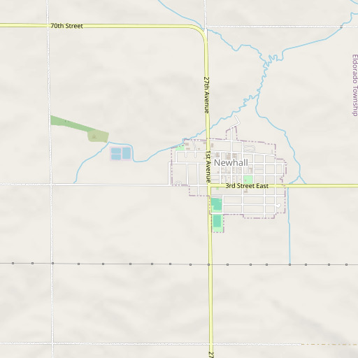 OpenStreetMap map of Central Lutheran School, IA