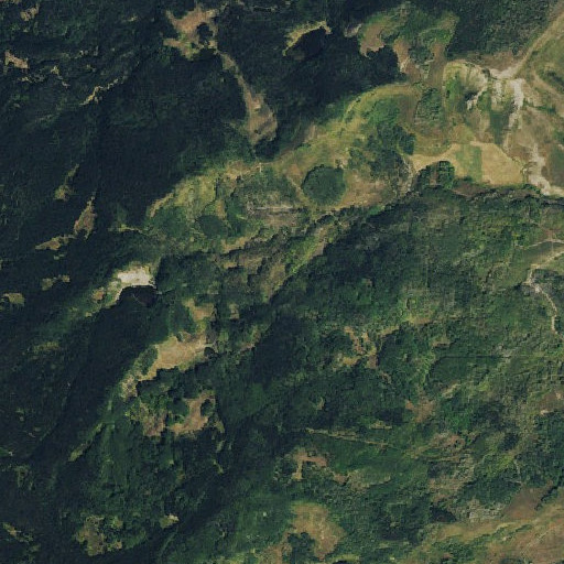 Aerial imagery of McChivvis Dam, CO