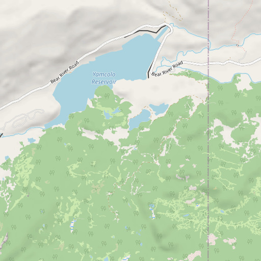 OpenStreetMap map of Rams Horn Dam, CO