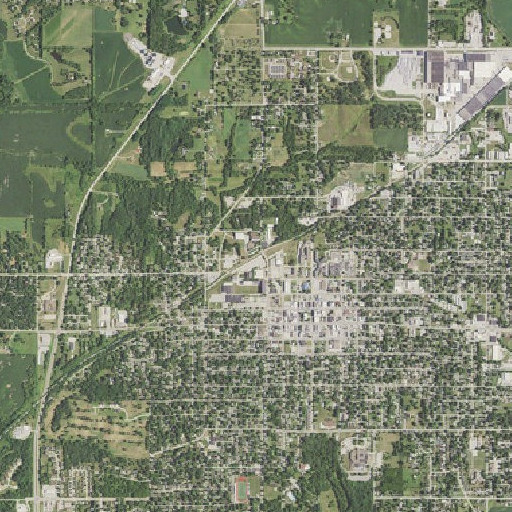 Aerial imagery of Newton, IA