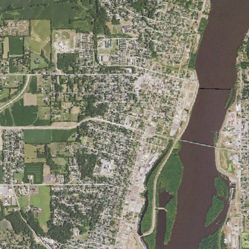 Aerial imagery of Lyons (historical), IA