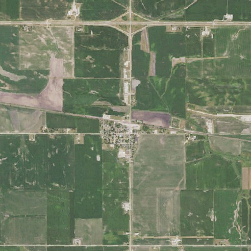 Aerial imagery of Low Moor, IA