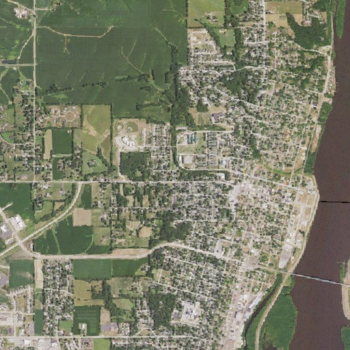 Aerial imagery of Root Park, IA