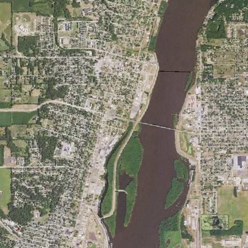 Aerial imagery of Custon Park, IA