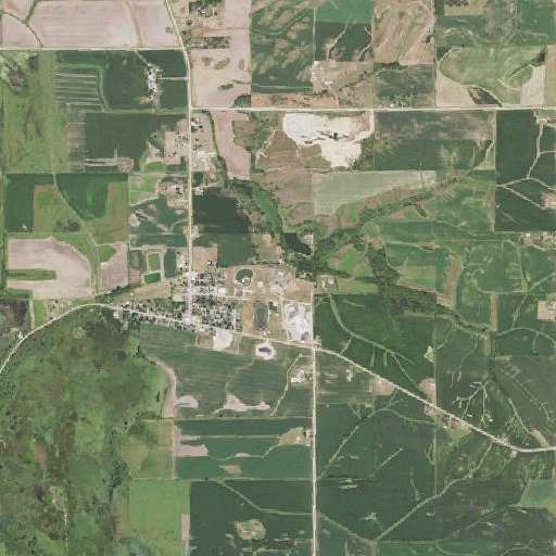 Aerial imagery of Northeast Elementary School, IA