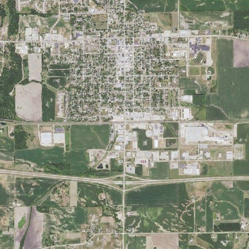 Aerial imagery of De Witt, IA