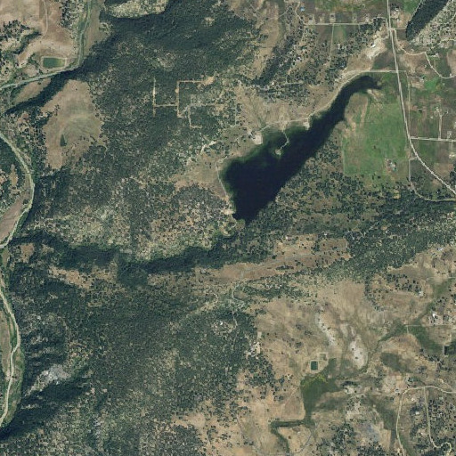 Aerial imagery of Echo Canyon Dam, CO