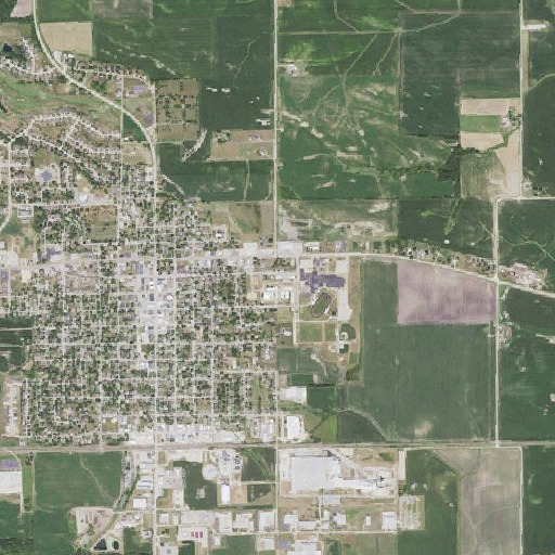 Aerial imagery of 4-H Fairgrounds, IA