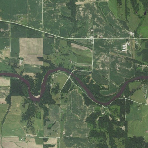 Aerial imagery of Hale Bridge, IA
