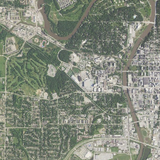 Aerial imagery of Recreation Building, IA