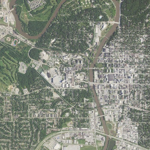 Aerial imagery of Pharmacy Building, IA