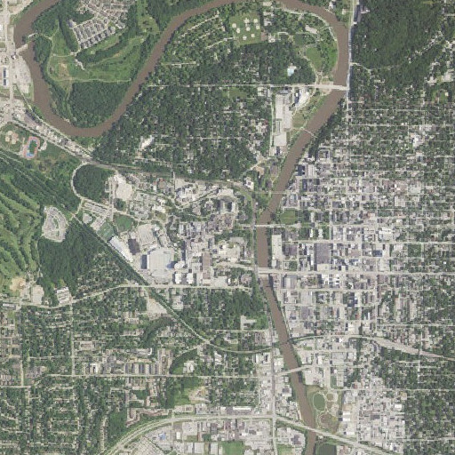 Aerial imagery of Bowen Science Building, IA
