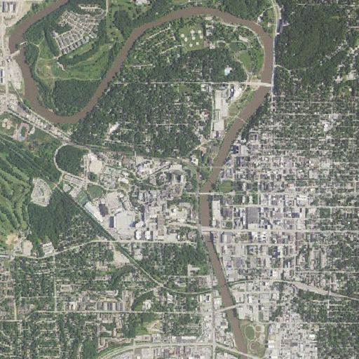 Aerial imagery of Steindler Building, IA