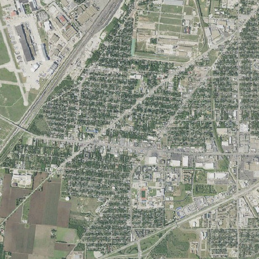 Aerial imagery of Price Elementary School, TX