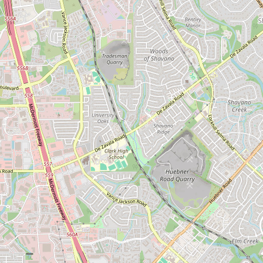 OpenStreetMap map of Locke Hill Elementary School, TX