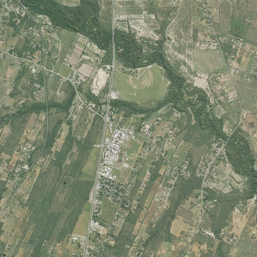 Aerial imagery of Losoya Intermediate School, TX