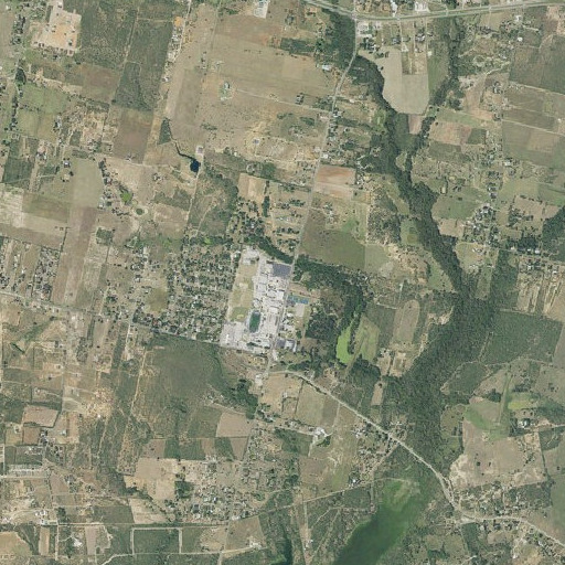 Aerial imagery of John Glenn Elementary School, TX