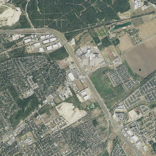 Aerial imagery of Judson Learning Academy, TX