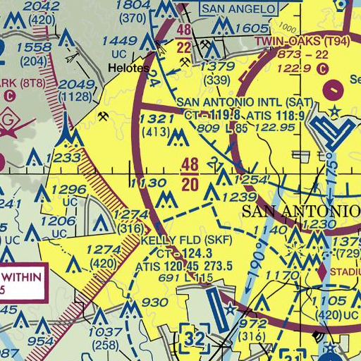 FAA VFR chart of Challenge High School, TX