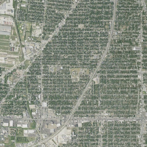 Aerial imagery of Collier Elementary School, TX