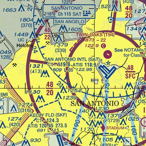 FAA VFR chart of Colonies North Elementary School, TX