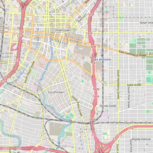 OpenStreetMap map of David G Burnet Elementary School, TX