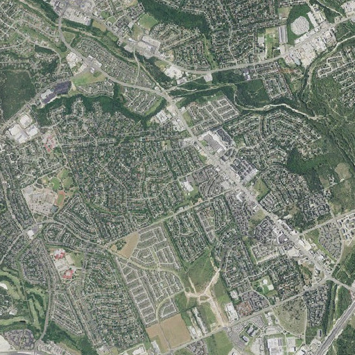 Aerial imagery of Carlos Coon Elementary School, TX