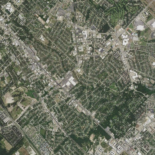 Aerial imagery of Sul Ross Elementary School, TX