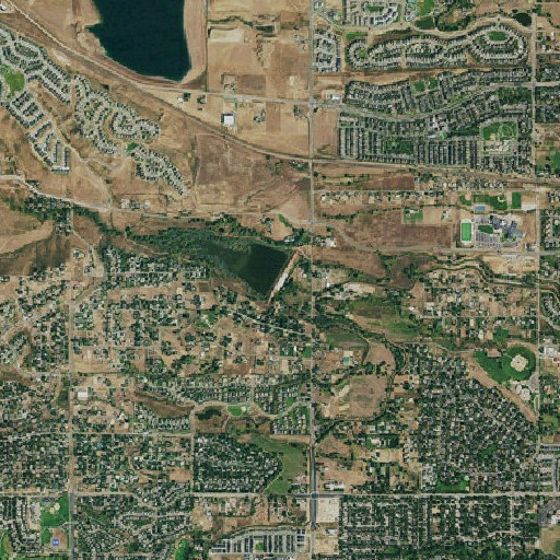 Aerial imagery of Leyden Dam, CO