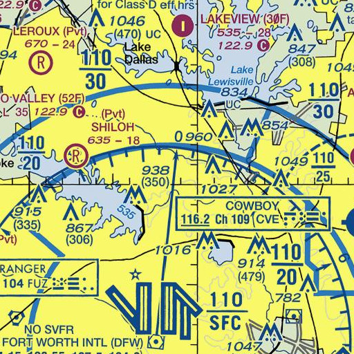 FAA VFR chart of Parkway Elementary School, TX