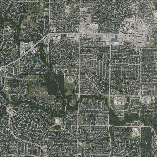 Aerial imagery of Garden Ridge Elementary School, TX